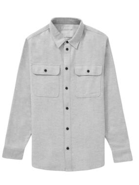 Everlane The Heavyweight Overshirt In Heathered Grey Size Medium Mens